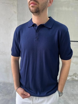 Difransel Jeans Erkek Relax Fit Düğmeli Polo Yaka Tişört