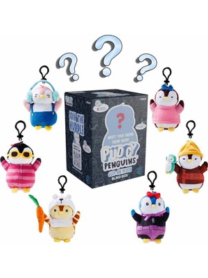 Popüler Sepet Penguins Anahtarlık Klipsi Sürpriz Paket