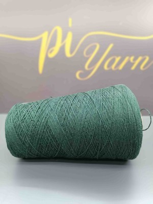 Pi Yarn %100 Tussah Ipeği 200GR Koyu Yeşil