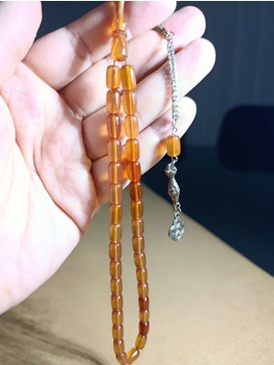 Anemore Collection Ateş Kehribar Tesbih Babanıza Eşinize Sevdiklerinize En Güzel Hediye