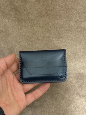 Hatka Leathr Craft El Yapımı Hakiki Deri Kartlık - Card Holder K2
