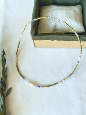 Atölye Merdiven Seher Tanrıçası Gerçek Inci Doğaltaş Kolye 925 Ayar Gümüş