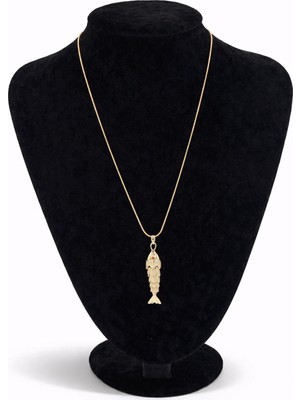 Pangu Balık Figürlü Çelik Kolye