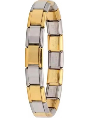 C&On Design Italyan Charm Çelik Bileklik Özel Seri Yazılı Charm Bileklik Garantili Ayarlanabilir