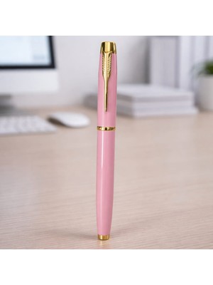 Masa Dostu Premium Pembe Metal Roller Kalem