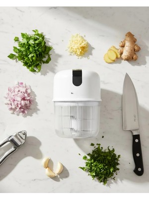 Pratico Market Kablosuz Elektrikli Sarımsak Ezici Paslanmaz