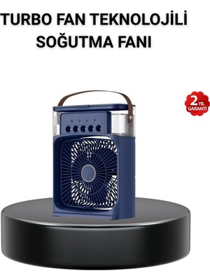 Pratico Market Turbo Fan Teknolojili Sessiz Güçlü Soğutma Masası Vantilatör