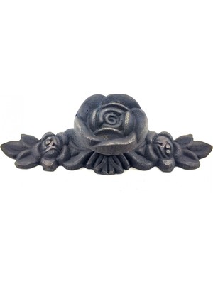 Uravas Store Antika Tarz Dekoratif Pirinç Gül Düğme - 30X100 Mm, Oksit