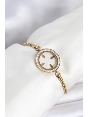 Nemere 316L Çelik Burgu Zincir Model Takılabilir Bileklik - TJ-BB8372