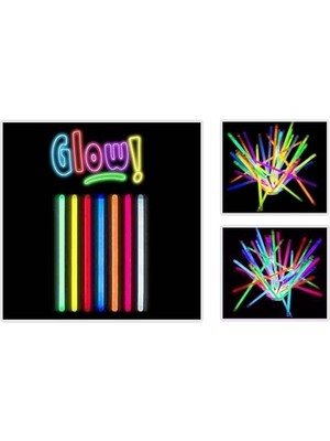 Krm Glow Stick 20CM Fosforlu Kırılan Çubuk (100 Adet) Krm