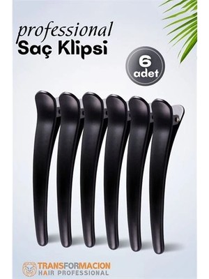 Krm Kuaför Saç Klipsi - Profesyonel Toka 6 Lı Set Krm