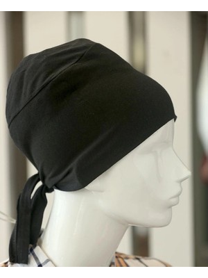 Krm Bağlamalı Tesettür Bone - Bağlamalı Bandana 5 Adet Krm