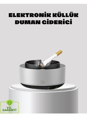 Krm Küllük ve Hava Temizleyici 2’si 1 Arada – Sigara Kokusu Giderici, Araba ve Ofis Için Krm