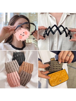 Krm Portatif  Katlanabilir Saç Tacı Saç Tokası Krm