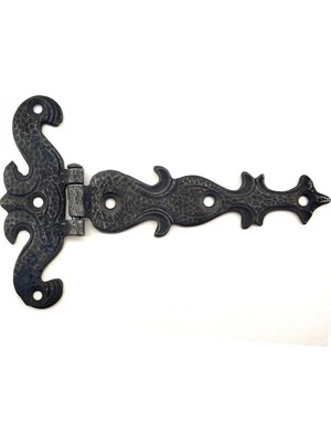 Uravas Store Antika Tarz Dekoratif Pirinç Kuyruklu Menteşe - 94X147 Mm, Oksit