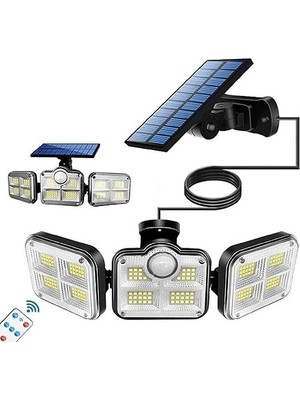 MarkEntegra Hangast Solar Güneş Enerjili 122 Ledli Hareket Sensörlü Bahçe Aydınlatma Sokak Lambası Solar          [enerji Sınıfı A+++]