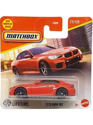 MarkEntegra Matchbox - 2023 Bmw M2 - Mbx City 77/125 - JBR10 - Short Card - Kırmızı Metalik - Superfast Lesney - Mattel 2025-1:64