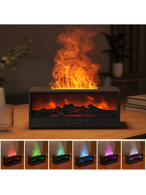 Store Mania Şömine Görünümlü Alev Efektli Hava Nemlendirici STRMIA-RSTTT34