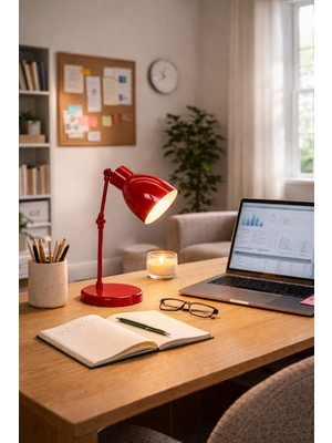 ARTILED Modern Endüstriyel Masa Lambası – Hareketli Metal Gövde – E27 Duy – Ofis & Çalışma Masası Lambası (3 Renk Seçenekli)