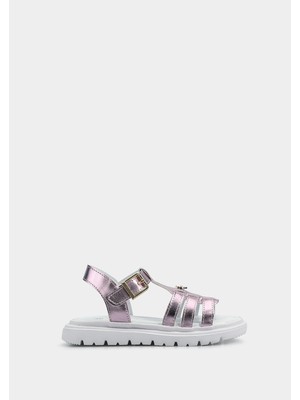 Kiddo Pembe Kız Çocuk Düz Sandalet