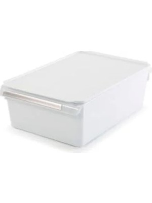 Calperia Kapaklı Beyaz Mutfak ve Banyo Düzenleyici Raf