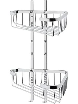 Calperia Ikili Malzemelik Krom Kaplama, Duvar Bağlantı Seti ile