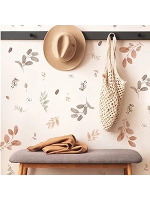 Calperia Sonbahar Dans Yaprakları Duvar Çıkartmaları - 10 Adet