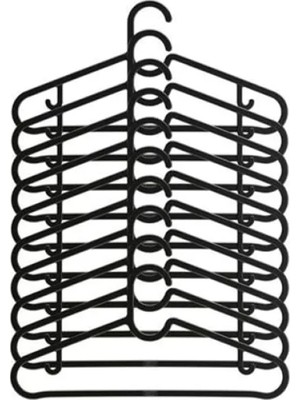 Calperia 10'lu Plastik Elbise, Gömlek ve Tişört Askısı Seti