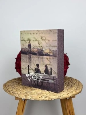 Calperia Renkli Aşk Desenli 10X15 cm Fotoğraf Albümü - 200 Fotoğraf Kapasiteli