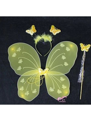 MiraLive Kelebek Kanat Seti Sarı Renk