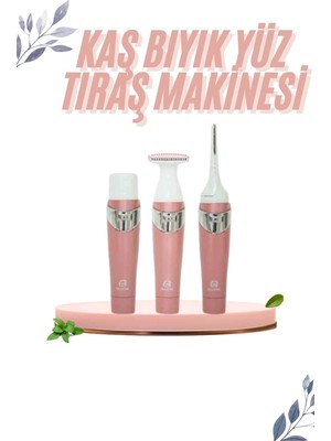 Calperia 3 In 1 Epilasyon Aleti Hassas Ciltlere Özel Uzun Ömürlü Kaş Yüz Burun