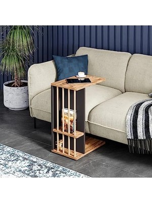 Calperia Tekerlekli Ergonomik Yan Sehpa