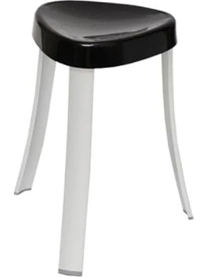 Calperia Siyah Renk Dekoratif Banyo Taburesi