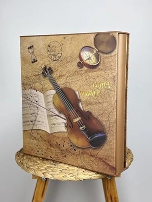 Calperia Keman Desenli Fotoğraf Albümü - 600 Fotoğraf Kapasiteli