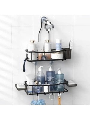 Calperia Paslanmaz Asılı Duş Caddy Banyo Düzenleyici