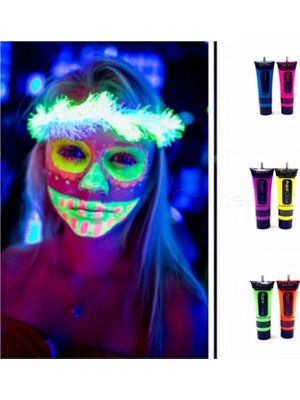 MiraLive Neon Glow Fosforlu Krem Boya - 12 Adet