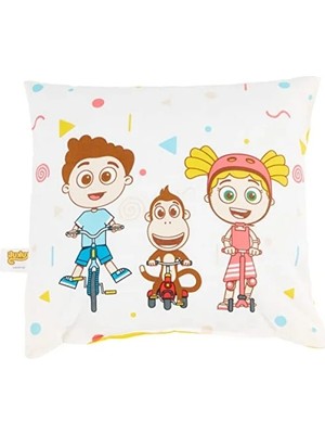 Calperia Çok Renkli Pamuk Kırlent 40X40 cm