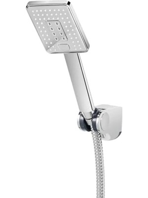 Calperia Paslanmaz Çelik Örgülü Spiralli Askılı Duş Seti