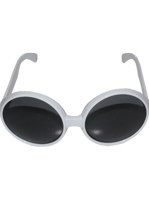 MiraLive 80 Li Yıllar Beyaz Renk Nostalji Yeşilçam Parti Gözlüğü