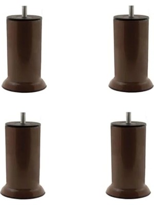 Calperia Koltuk Yükseltme Ayağı - 10 Cm, Kahverengi Plastik, 4 Adet