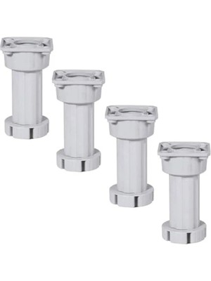 Calperia Ayarlanabilir 10 cm Gri Mobilya Ünite Ayağı (10 Adet)