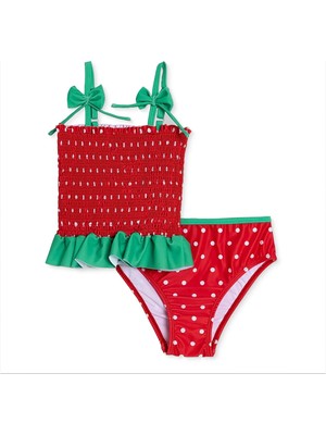 Hellobaby Kız Bebek Mayo Çilek Baskılı