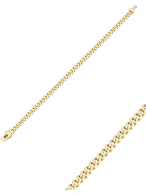 Zümrüt Sarraf 14 Ayar Altın Gurmet Bileklik