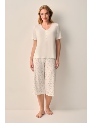 Suwen Hera Kapri Şort Pijama Takımı