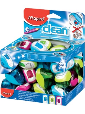 Maped Clean Tek Delikli Kalemtraş 030111