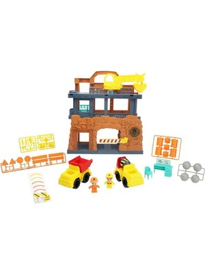 Butik Mey Ithalat® Sesli ve Işıklı Inşaat Sahası Oyun Seti 33 Parça