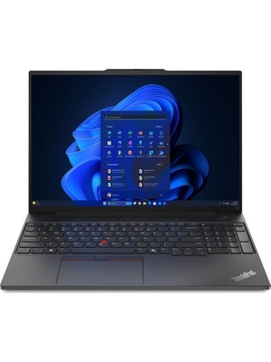Lenovo Thinkpad E16 Gen 3 Ultra 7 255H 32GB 1TB SSD 16"FDOS Wuxga Dizüstü Bilgisayar 21SR006UTX