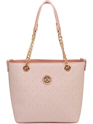 Tergan Pudra Print Kadın Omuz Çantası - S1WPR0000801-S7R