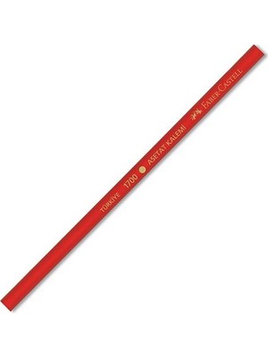 Faber-Castell Kurşun Asetat Kalemi Kırmızı 170003 Tekli (1 Adet)