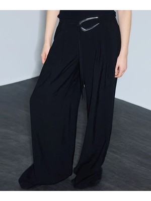 İpekyol Metal Tokalı Kuşaklı Pantolon IS1260003244001